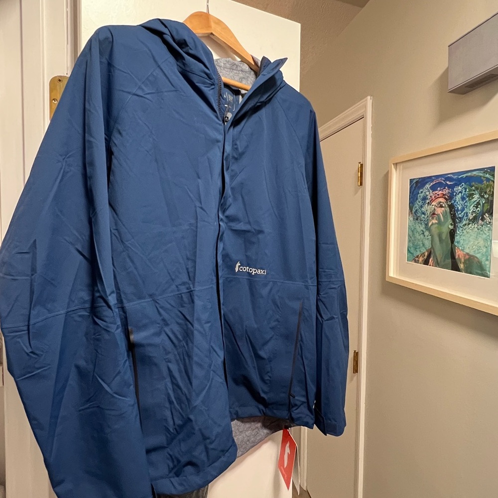 Cotopaxi Men's Blue Waterproof Jacket